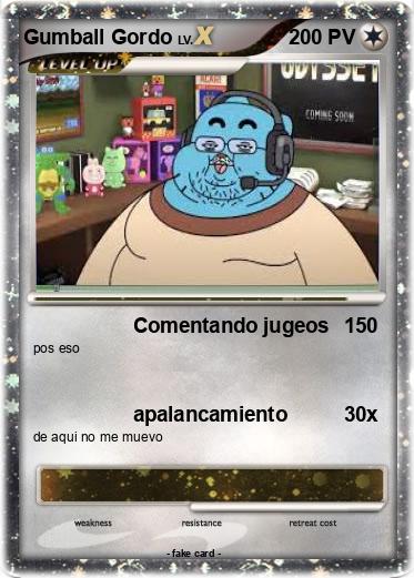 Pokemon Gumball Gordo