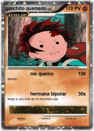 Pokemon ganchito quemado