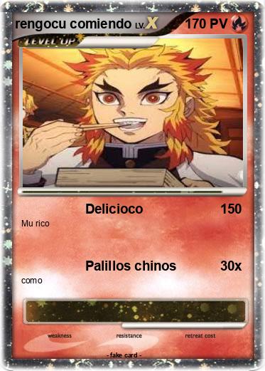 Pokemon rengocu comiendo