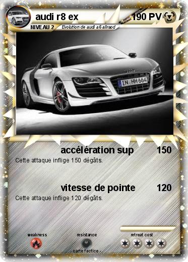 Pokemon audi r8 ex