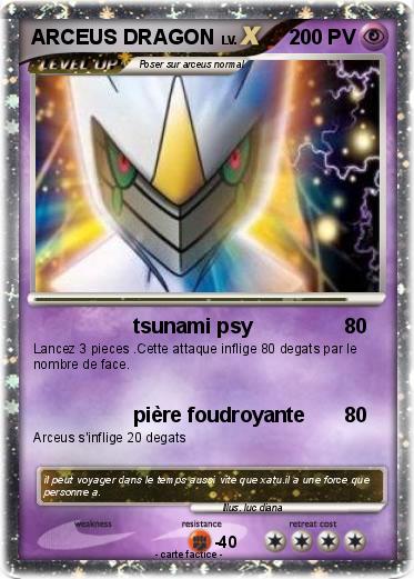 Pokemon ARCEUS DRAGON