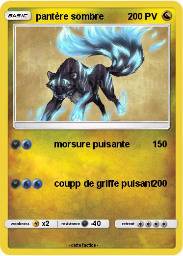Pokemon pantère sombre