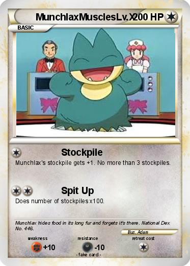 Pokemon MunchlaxMusclesLv.X