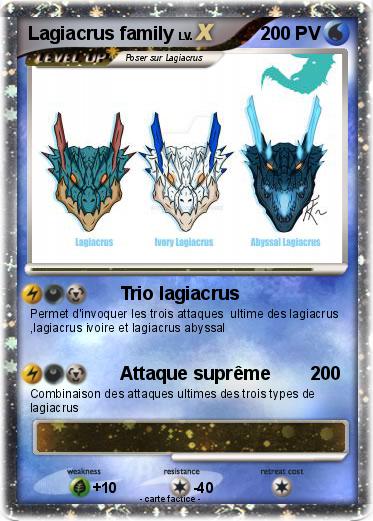 Pokemon Lagiacrus family