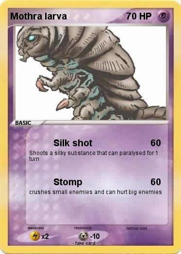 Pokemon Mothra larva