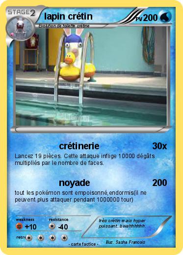 Pokemon lapin crétin