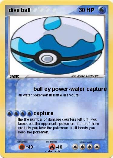 Pokemon dive ball