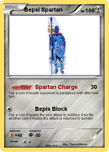 Pokemon Bepsi Spartan