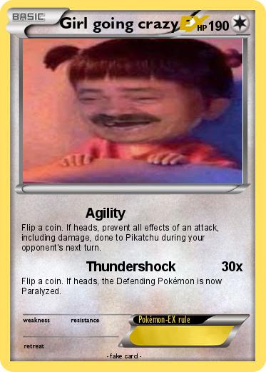 Pokemon Girl going crazy