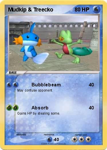 Pokemon Mudkip & Treecko