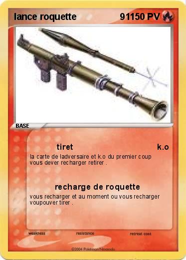 Pokemon lance roquette                 911