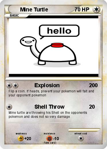 Pokemon Mine Turtle