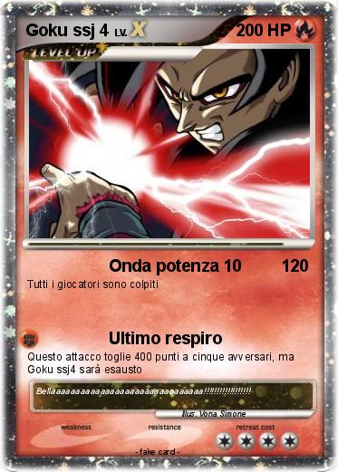 Pokemon Goku ssj 4
