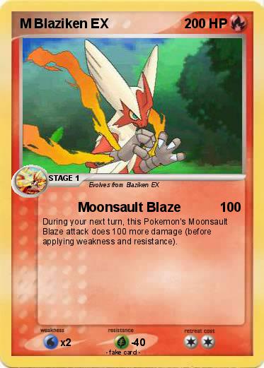 Pokemon M Blaziken EX