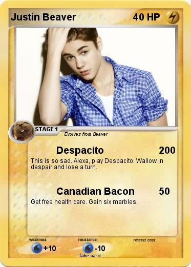 Pokemon Justin Beaver
