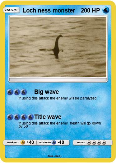 Pokemon Loch ness monster