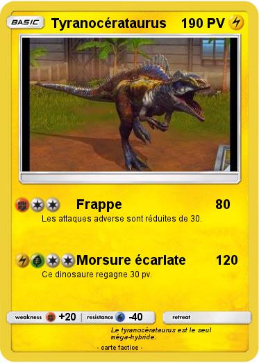 Pokemon Tyranocérataurus