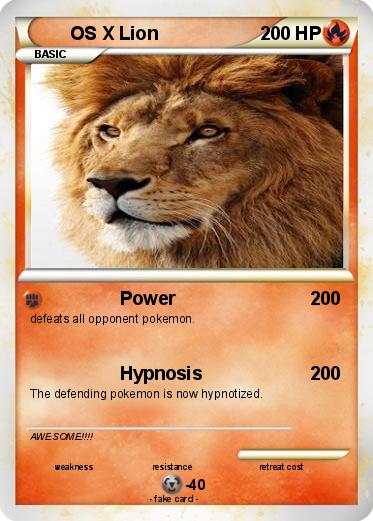Pokemon OS X Lion