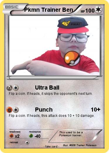 Pokemon Pkmn Trainer Ben