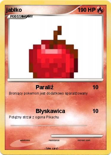 Pokemon jabłko
