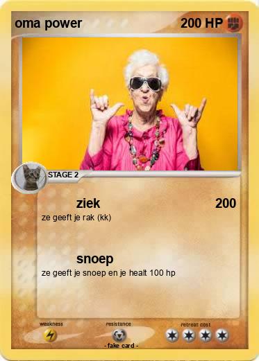 Pokemon oma power