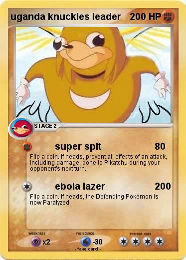 Pokemon uganda knuckles leader
