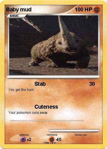Pokemon Baby mud