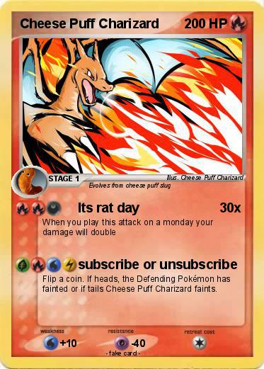 Pokemon Cheese Puff Charizard