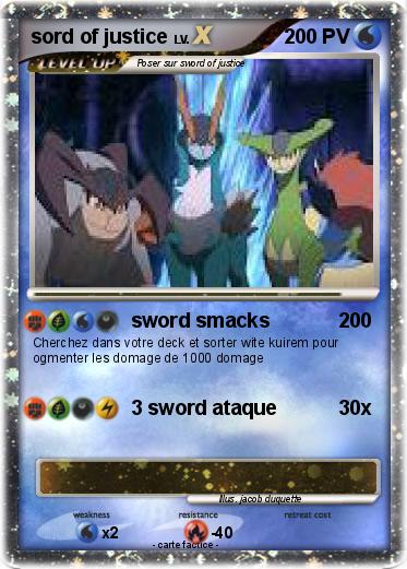 Pokemon sord of justice