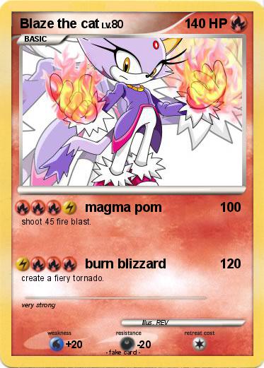 Pokemon Blaze the cat