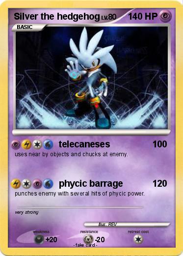 Pokemon Silver the hedgehog