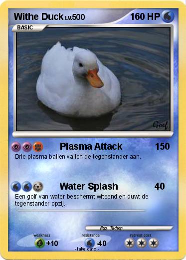 Pokemon Withe Duck