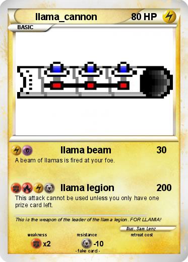 Pokemon llama_cannon