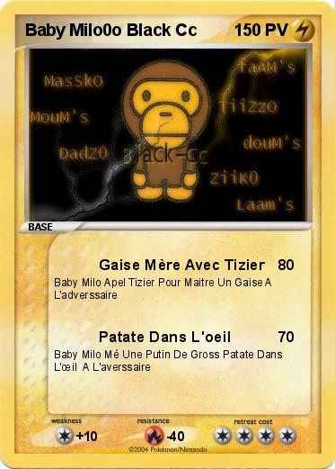 Pokemon Baby Milo0o Black Cc