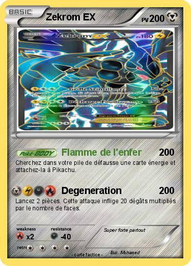 Pokemon Zekrom EX