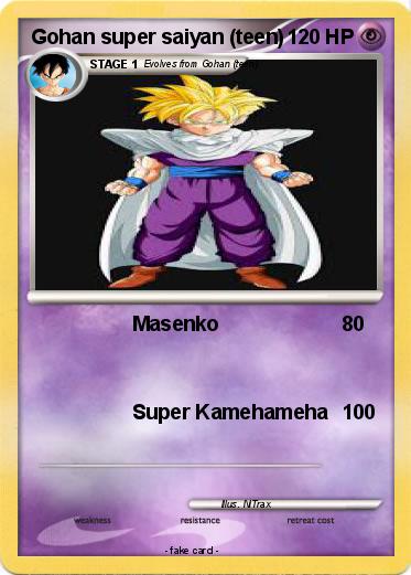 Pokemon Gohan super saiyan (teen)