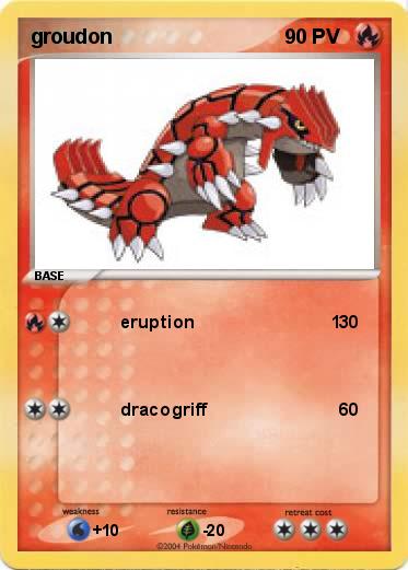 Pokemon groudon