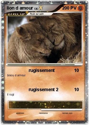 Pokemon lion d amour