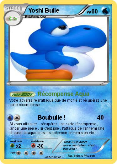 Pokemon Yoshi Bulle
