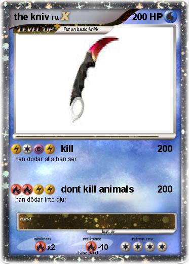 Pokemon the kniv