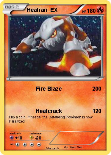 Pokemon Heatran  EX
