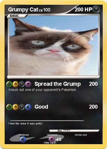 Pokemon Grumpy Cat