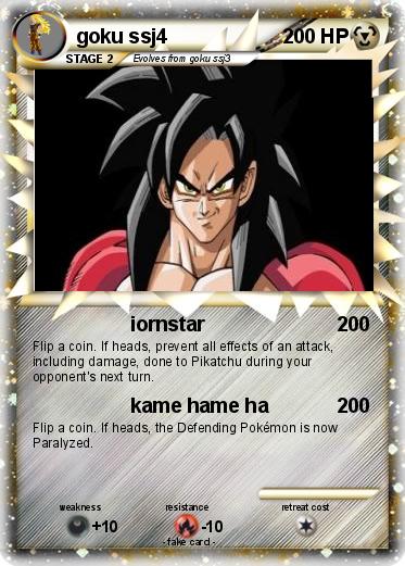 Pokemon goku ssj4