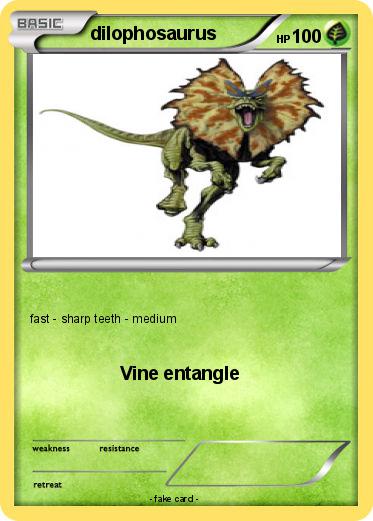 Pokemon dilophosaurus