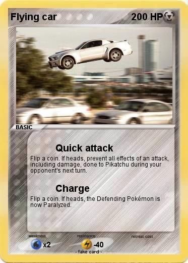 Pokemon Flying car