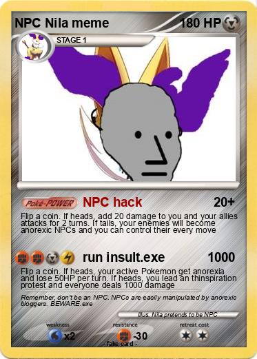 Pokemon NPC Nila meme