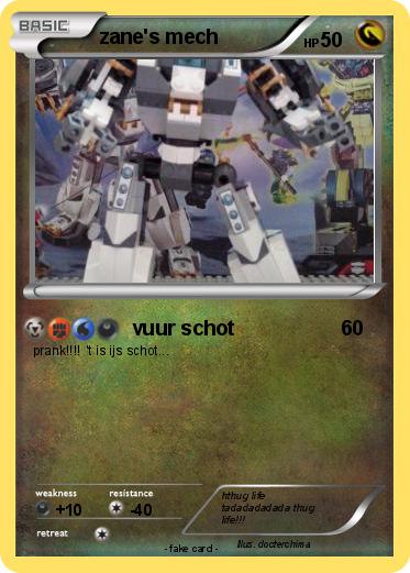 Pokemon zane's mech