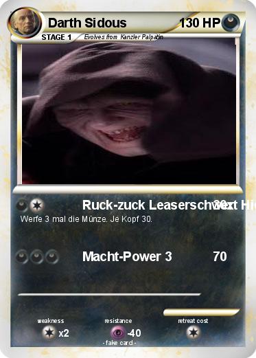 Pokemon Darth Sidous