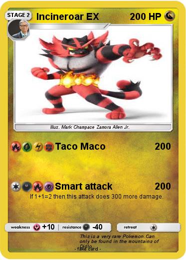 Pokemon Incineroar EX