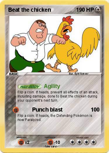 Pokemon Beat the chicken
